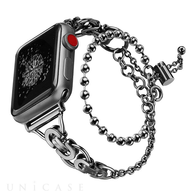 【Apple Watch バンド 41/40/38mm】BRACELET STRAP (ブラック) for Apple Watch SE(第2/1世代)/Series9/8/7/6/5/4/3/2/1