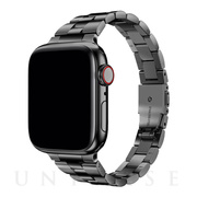 【Apple Watch バンド 41/40/38mm】イージーアジャスト メタルバンド (ブラック) for Apple Watch SE(第2/1世代)/Series9/8/7/6/5/4/3/2/1