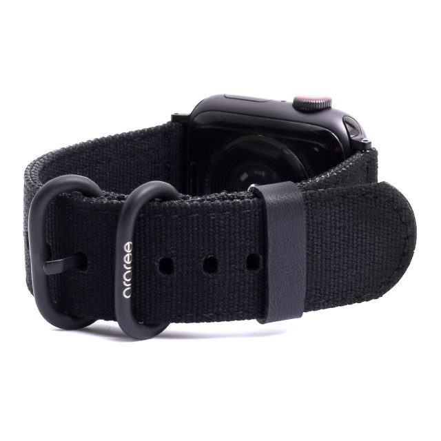 【Apple Watch バンド 49/45/44/42mm】SOFT WOVEN STRAP (ブラック) for Apple Watch Ultra2/1/SE(第2/1世代)/Series9/8/7/6/5/4/3/2/1サブ画像