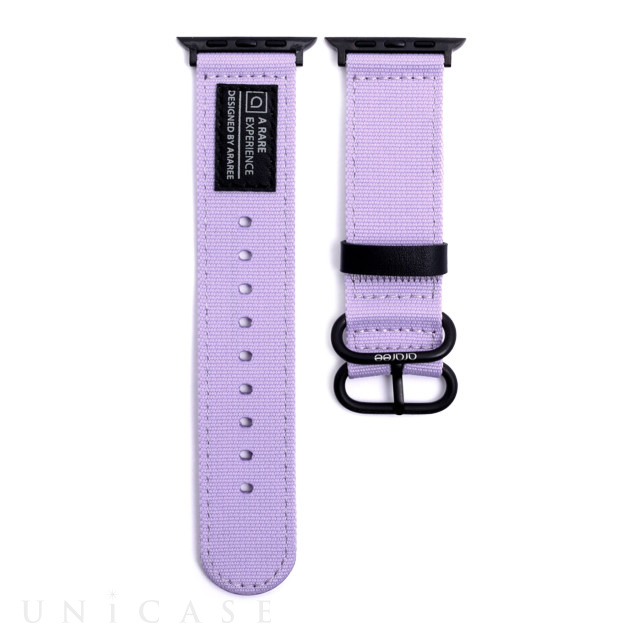 【Apple Watch バンド 41/40/38mm】SOFT WOVEN STRAP (ライトパープル) for Apple Watch SE(第2/1世代)/Series9/8/7/6/5/4/3/2/1