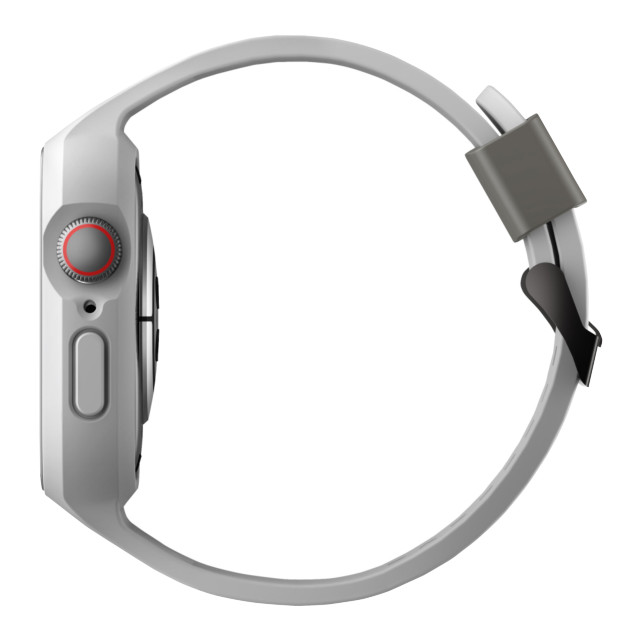 【Apple Watch バンド 45/44mm】MONOS 2-IN-1 APPLE WATCH STRAP WITH HYBRID バンド一体型タフネスケース CHALK GREY (GREY) for Apple Watch SE(第2/1世代)/Series9/8/7/6/5/4サブ画像