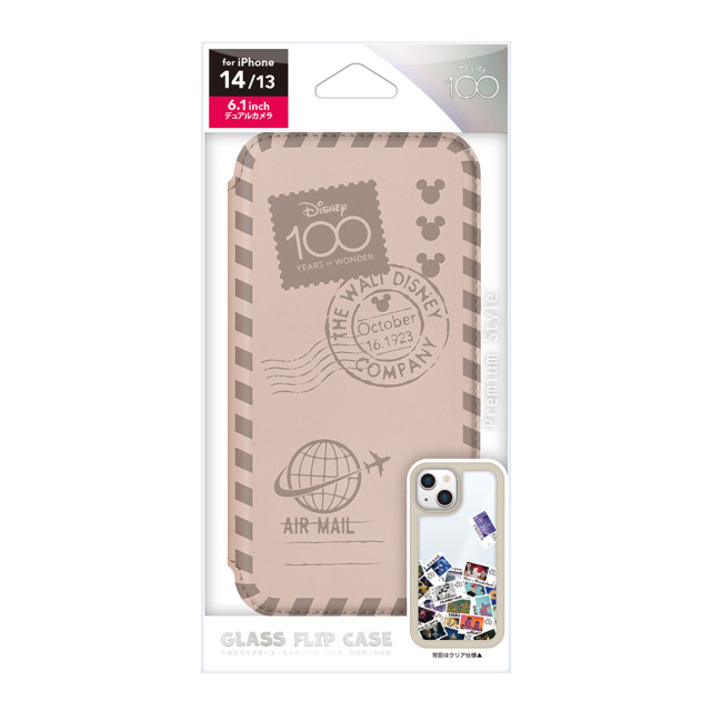【iPhone14/13 ケース】ガラスフリップケース (Disney100/ディズニー)goods_nameサブ画像