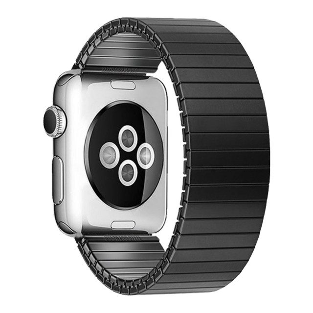 【Apple Watch バンド 49/45/44/42mm】メタルストレッチバンド Lサイズ (ブラック) for Apple Watch Ultra/SE(第2/1世代)/Series9/8/7/6/5/4/3/2/1サブ画像