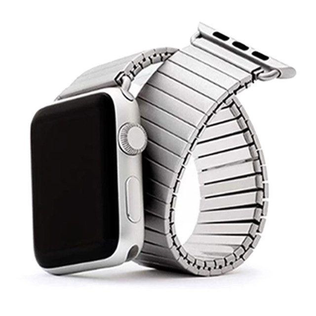 Apple Watch バンド 41/40/38mm】メタルストレッチバンド Lサイズ 
