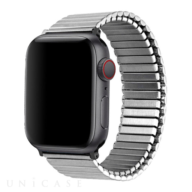 Apple Watch バンド 49/45/44/42mm】メタルストレッチバンド Sサイズ (シルバー) for Apple Watch  Ultra/SE(第2/1世代)/Series8/7/6/5/4/3/2/1 TF7 iPhoneケースは UNiCASE