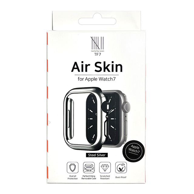 【Apple Watch ケース 41/40mm】ハードケース Air Skin (クロームシルバー) for Apple Watch SE(第2/1世代)/Series9/6/5/4goods_nameサブ画像