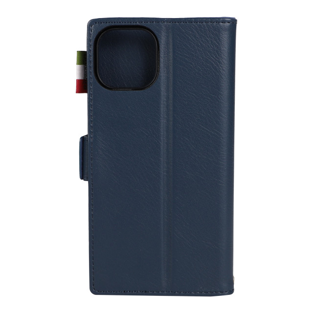 iPhone14/13 ケース】“ソフト” PU Leather Book Type Case (NAVY 