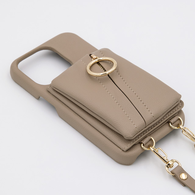 【アウトレット】【iPhone14 Pro ケース】Clutch Ring Case (beige)サブ画像