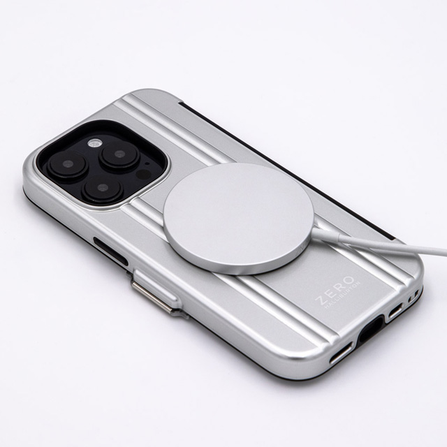 【アウトレット】【iPhone14 Plus ケース】ZERO HALLIBURTON Hybrid Shockproof Flip Case (Silver)goods_nameサブ画像