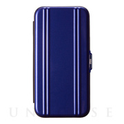 【アウトレット】【iPhone14 Plus ケース】ZERO HALLIBURTON Hybrid Shockproof Flip Case (Blue)