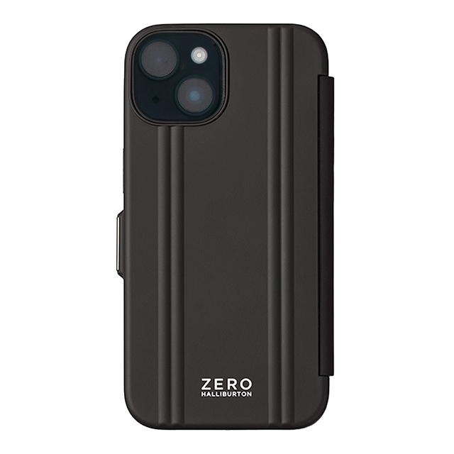 【アウトレット】【iPhone14/13 ケース】ZERO HALLIBURTON Hybrid Shockproof Flip Case (Black)サブ画像