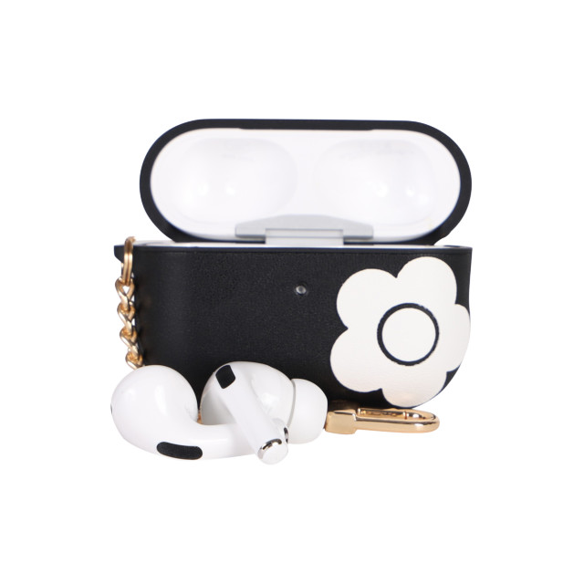 【AirPods Pro(第2/1世代) ケース】PU Leather Hybrid Case (BLACK/WHITE)goods_nameサブ画像
