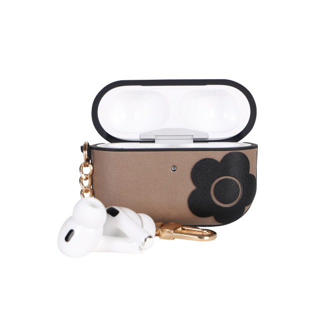 【AirPods Pro(第2/1世代) ケース】PU Leather Hybrid Case (TAUPE/BLACK)