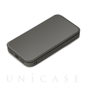 【アウトレット】【iPhone13 Pro ケース】ガラスフリップケース (グレー)