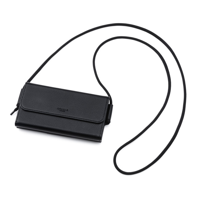 【アウトレット】【iPhone13 ケース】Sling Strap PU Leather Bag type Case (Greige)サブ画像