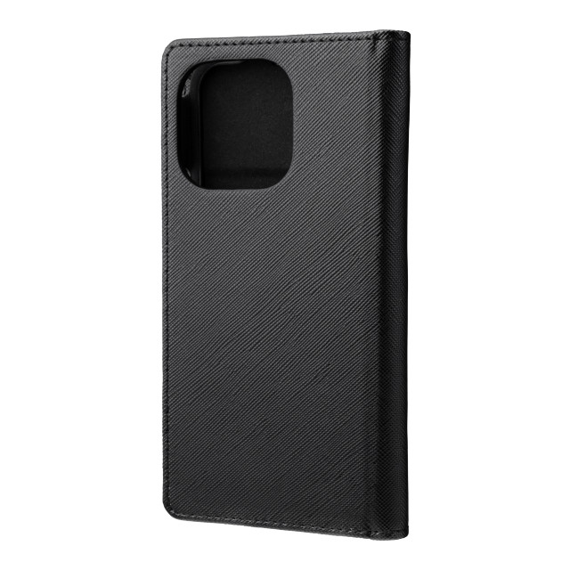 【アウトレット】【iPhone13 Pro ケース】“EURO Passione” PU Leather Book Case (Black)サブ画像