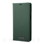 【アウトレット】【iPhone13 ケース】“EURO Passione” PU Leather Book Case (Forest Green)