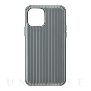 【アウトレット】【iPhone12/12 Pro ケース】”Rib-Slide” Hybrid Shell Case (Gray)
