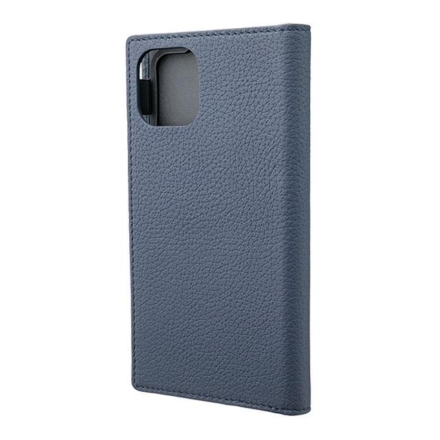 【アウトレット】【iPhone11/XR ケース】Shrunken-Calf Leather Book Case (Navy)サブ画像