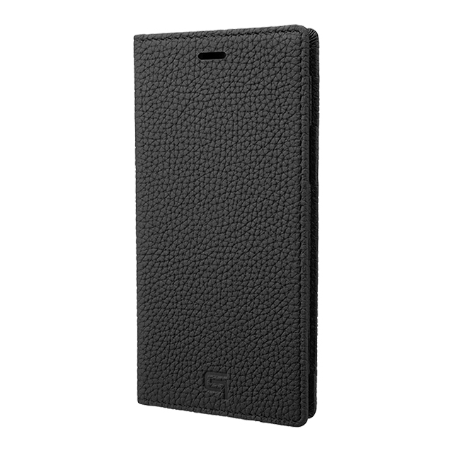 【アウトレット】【iPhone11 Pro/XS/X ケース】Shrunken-Calf Leather Book Case (Black)サブ画像