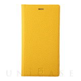 【アウトレット】【iPhone11/XR ケース】Shrunken-Calf Leather Book Case (Yellow)