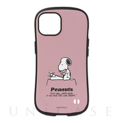 【iPhone14 ケース】PEANUTS iFace First Classケース (くすみピンク/レター)