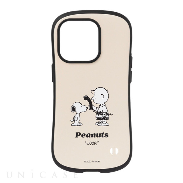 【iPhone14 Pro ケース】PEANUTS iFace First Classケース (くすみホワイト/テレフォン)