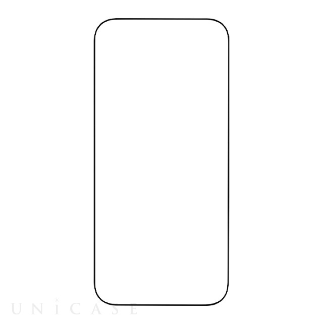 【iPhone14 Pro フィルム】iFace Round Edge Tempered Glass Screen Protector ラウンドエッジ強化ガラス 液晶保護シート (アンチグレア・ブラック)
