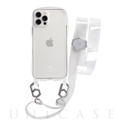 【iPhone12/12 Pro ケース】iFace Hang and クリアケース/ショルダーストラップセット (クリア)