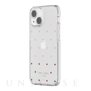 iPhone13 mini ケース】Protective Hardshell Case (Pin Dot Ombre/Pink/Clear) kate  spade new york | iPhoneケースは UNiCASE