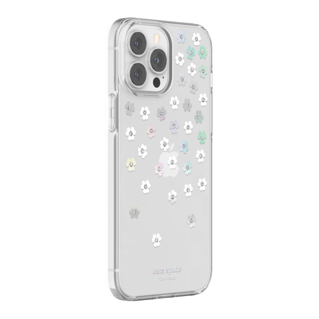 【アウトレット】【iPhone13 Pro Max ケース】Protective Hardshell Case (Scattered Flowers/Iridescent/Clear/White/Gems)サブ画像
