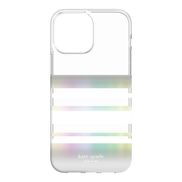 【アウトレット】【iPhone13 Pro Max ケース】Protective Hardshell Case (Park Stripe/White/Iridescent/Clear)goods_nameサブ画像
