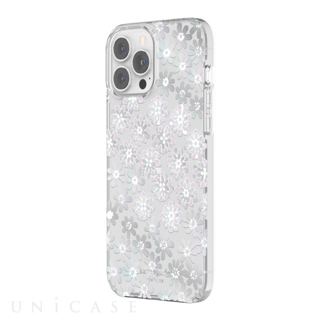 【アウトレット】【iPhone13 Pro Max ケース】Protective Hardshell Case (Pacific Petals/Iridescent/White/Clear)