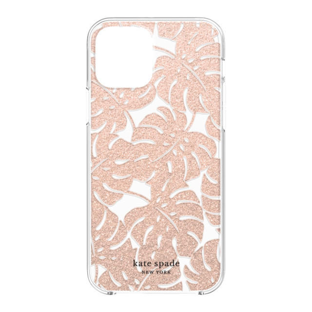 【アウトレット】【iPhone12/12 Pro ケース】Protective Hardshell Case (Island Leaf Pink Glitter/Clear/Blush Bumper)サブ画像