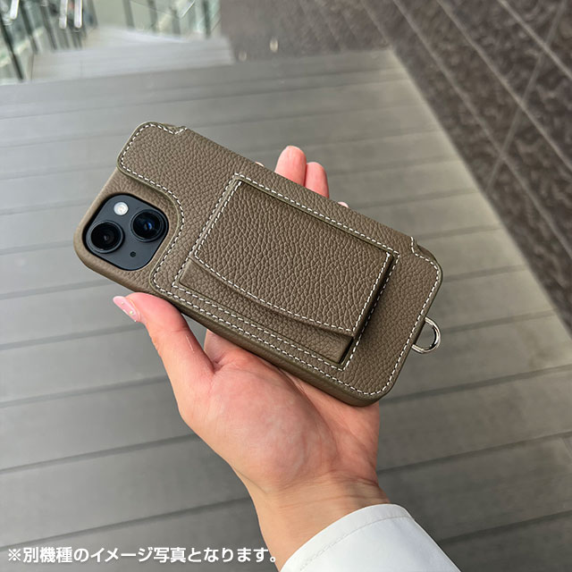 【iPhone13 Pro ケース】POCHE (チャコール)サブ画像