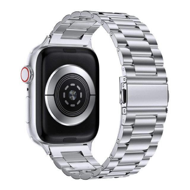 【Apple Watch バンド 49/45/44/42mm】クラシックバンド オイスター (シルバー) for Apple Watch Ultra2/1/SE(第2/1世代)/Series9/8/7/6/5/4/3/2/1サブ画像