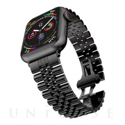 【Apple Watch バンド 49/45/44/42mm】クラシックバンド ジュビリー (ブラック) for Apple Watch Ultra2/1/SE(第2/1世代)/Series9/8/7/6/5/4/3/2/1