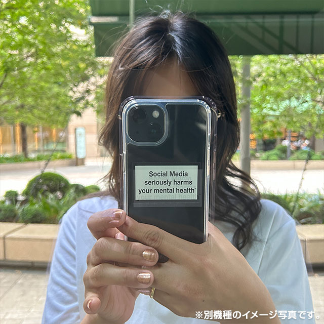 【iPhone14 Pro ケース】THE BARELY THERE CASE (MENTAL HEALTH WARNING)サブ画像