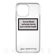【iPhone14 Pro Max ケース】THE BARELY THERE CASE (MENTAL HEALTH WARNING)