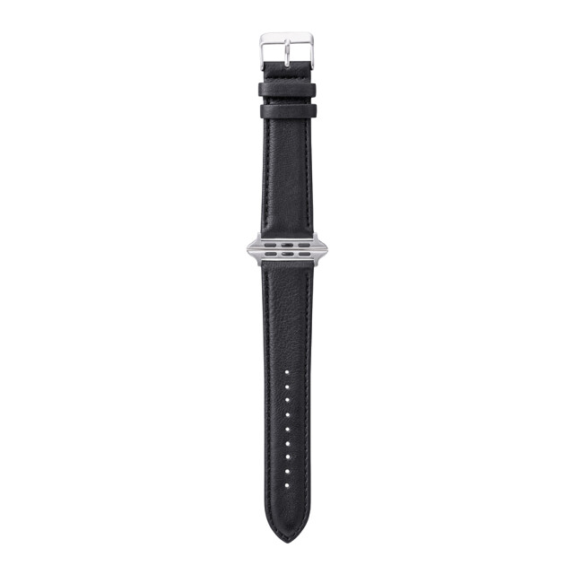 【Apple Watch バンド 49/45/44/42mm】”Lumiere” 強力撥水レザーバンド (ブラック) for Apple Watch Ultra2/1/SE(第2/1世代)/Series9/8/7/6/5/4/3/2/1サブ画像