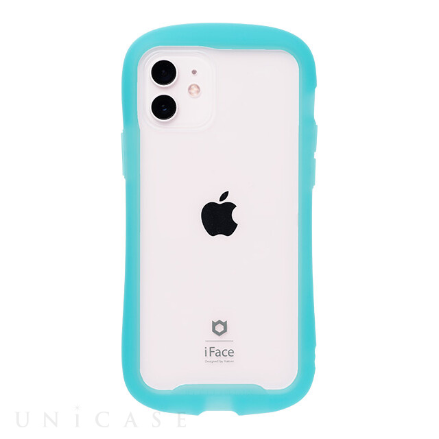 【iPhone12/12 Pro ケース】iFace Reflection Neo 強化ガラスクリアケース (クリアブルー)