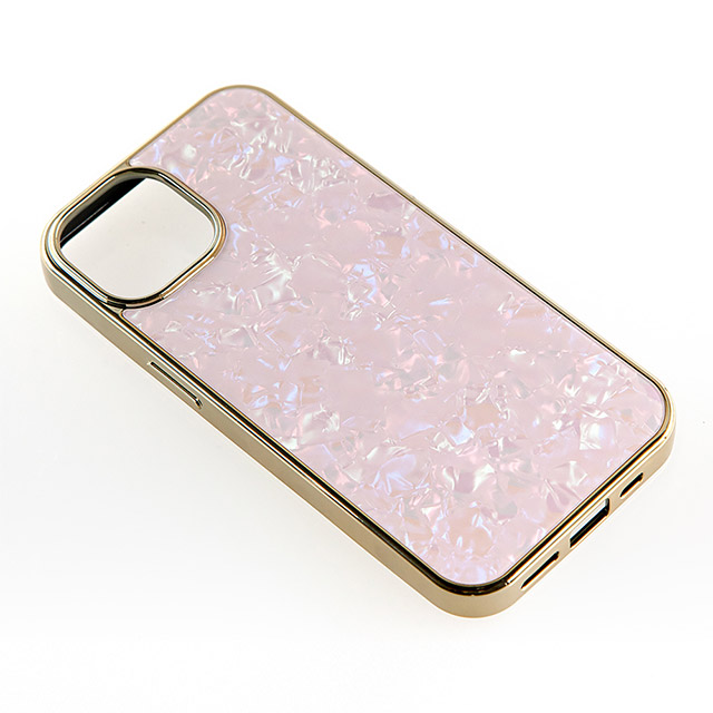 【iPhone15/14/13 ケース】Glass Shell Case (pink)