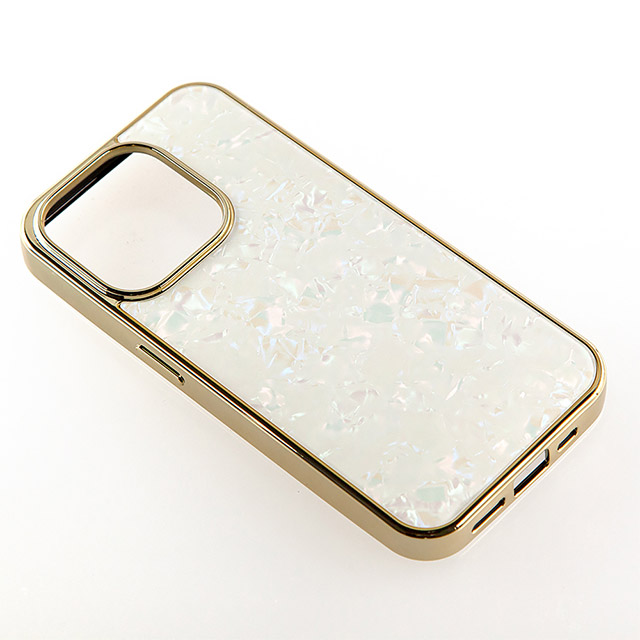 【iPhone15 Pro ケース】Glass Shell Case (gold)サブ画像