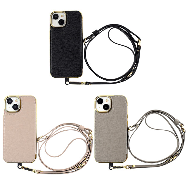 【iPhone15/14/13 ケース】Cross Body Case Duo (beige)goods_nameサブ画像