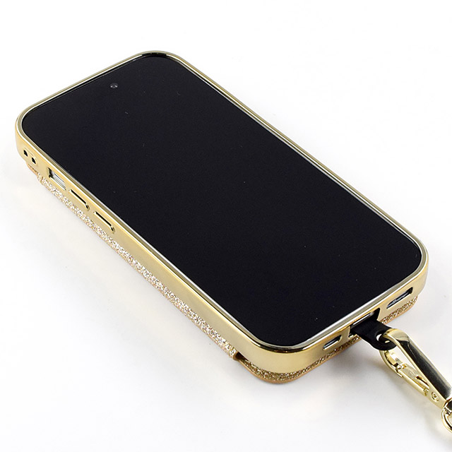 【iPhone15/14/13 ケース】Cross Body Case Duo (prism gold)サブ画像