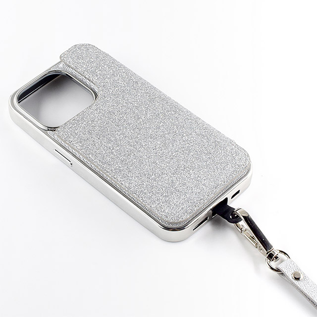 【iPhone15 Pro ケース】Cross Body Case Duo (shine silver)goods_nameサブ画像