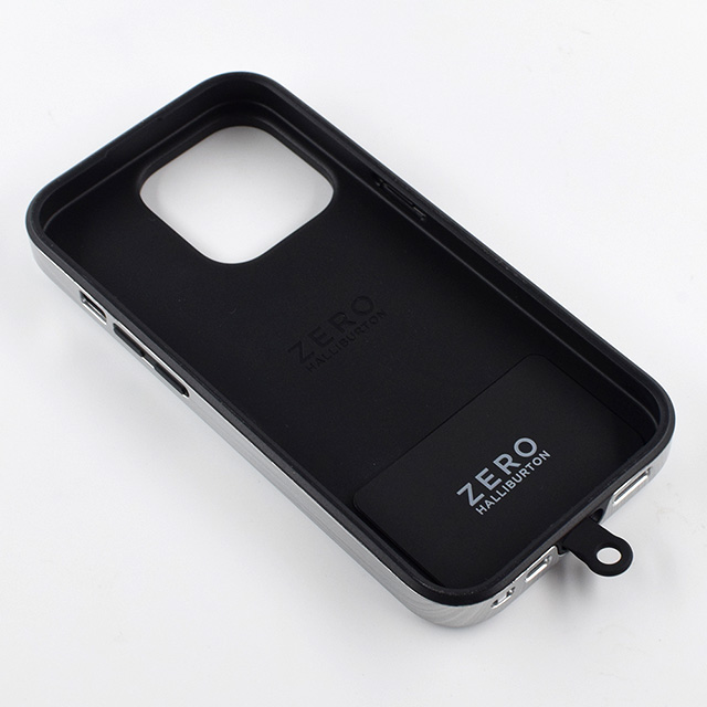 【iPhone15/14/13 ケース】ZERO HALLIBURTON Hybrid Shockproof Case (Black)サブ画像