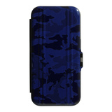 【iPhone15/14/13 ケース】ZERO HALLIBURTON Hybrid Shockproof Flip Case (Navy Camo)
