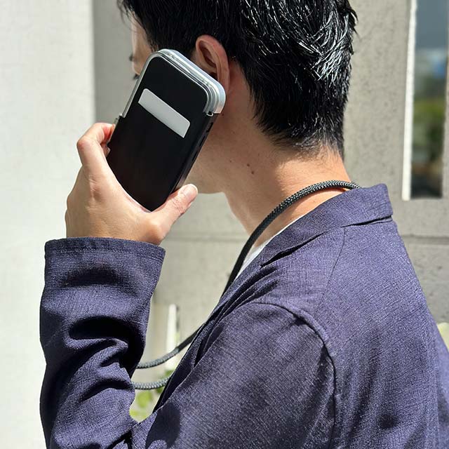 【iPhone15 Pro ケース】ZERO HALLIBURTON Hybrid Shockproof Flip Case (Matte Silver)サブ画像
