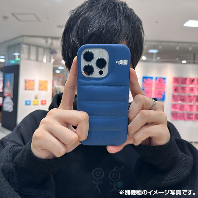 【iPhone13 Pro Max ケース】THE PUFFER CASE (NAVY BLUE)サブ画像